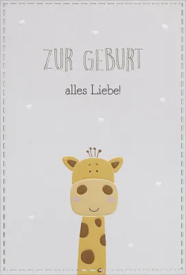 Faltkarte Zur Geburt alles Liebe - Psalm 139,14