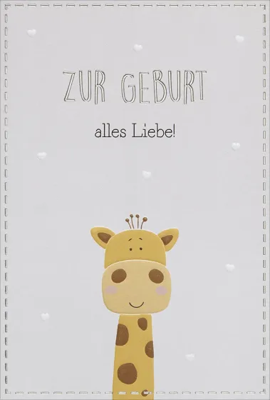 Faltkarte Zur Geburt alles Liebe - Psalm 139,14