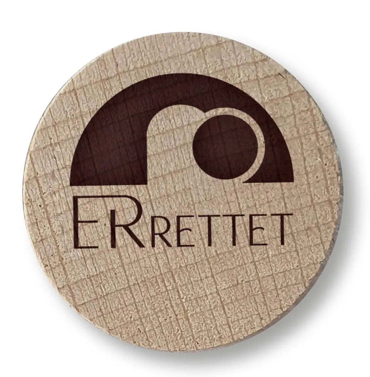 Holzmagnet Errettet