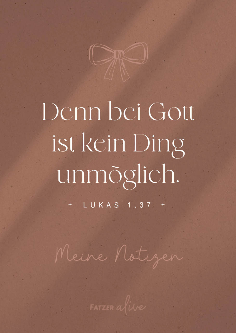 Notizblock Fatzer alive - Meine Notizblock A6 - Lukas 1,37