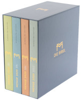 Bibel Menge 2020, Schreibrand - 4 Bände im Schuber (3 AT-Bände und 1 NT-Band) - Journaling Edition