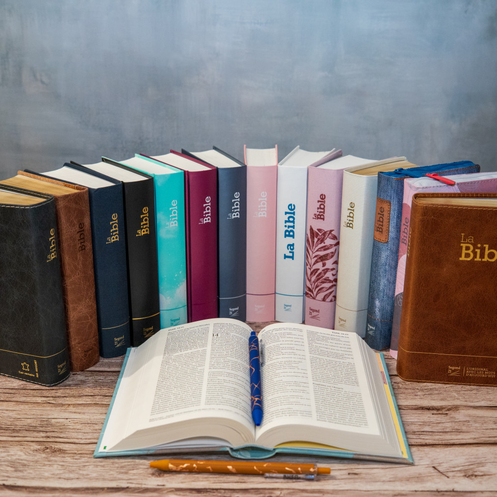 Segond 21 Bibel französisch kompakt - Hardcover Skivertex rosa Marshmallow