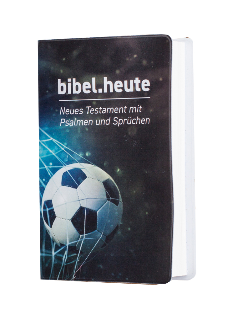 NeÜ bibel.heute - Mini Neues Testament mit Psalmen und Sprüchen, Motiv Fussball