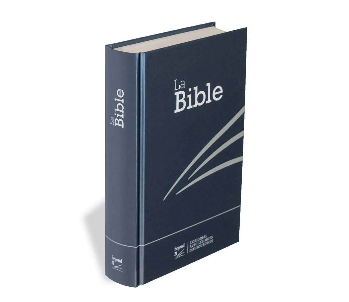 Bible Segond 21 französisch kompakt - Hardcover Skivertex metalblau