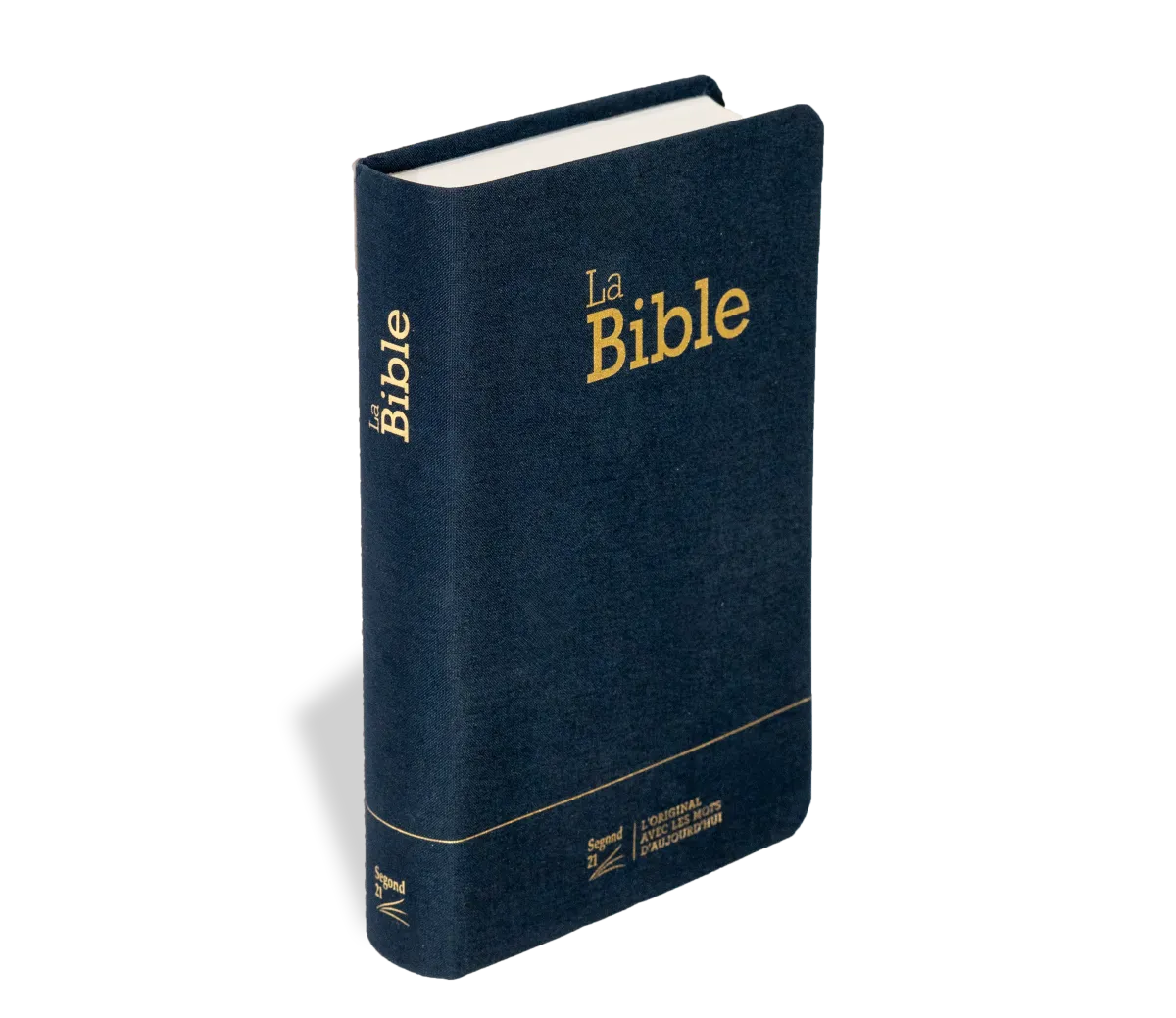 Bible Segond 21 compacte (Premium Style) - couverture souple toile bleu marine