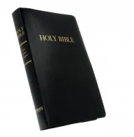 Englisch Bibel King James Version, gift & award, Kunstleder, schwarz