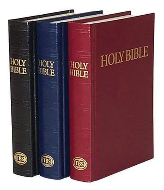 Englisch, Bibel King James Version, gebunden, blau (Royal Ruby Text)