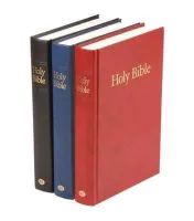 Engisch, Bibel King James Version, mittelgross, kartonniert, blau