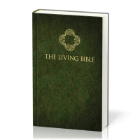 Englisch, Bibel The Living Bible, matellierter Umschlag, grün