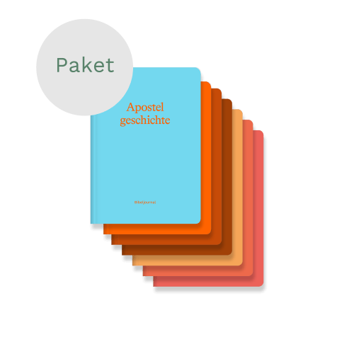 Bibeljournale – Paket (Apostelgeschichte – Philipper)