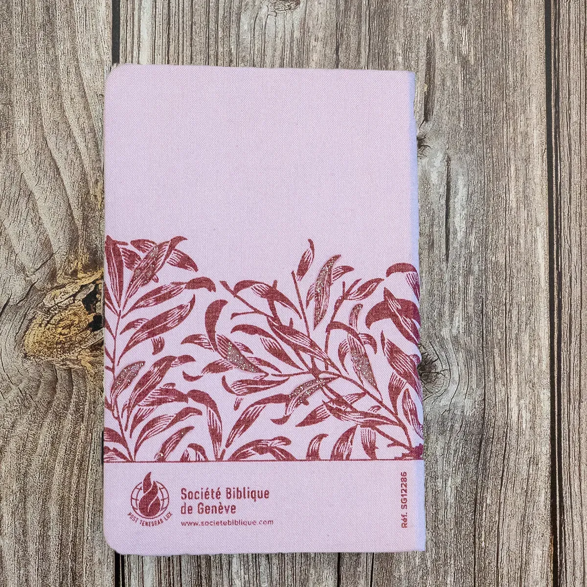Bible Segond 21 compacte (Premium Style) - couverture souple, toile rose avec paillettes