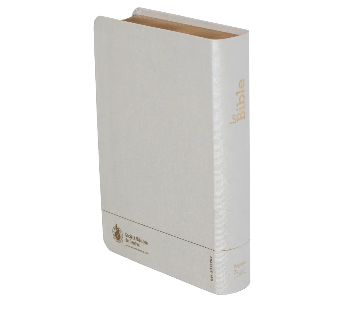 Bible Segond 21 compacte (Premium Style) - couverture semi-rigide toile blanche, avec tranches...