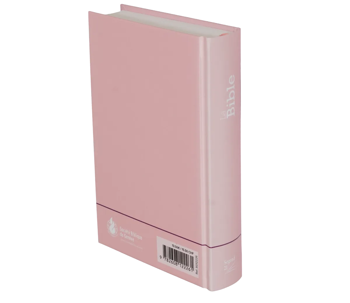 Segond 21 Bibel französisch kompakt - Hardcover Skivertex rosa Marshmallow
