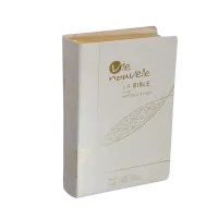 Studienbibel Vie nouvelle, Segond 21, französisch, weiß - Softcover, Leinen, Goldschnitt