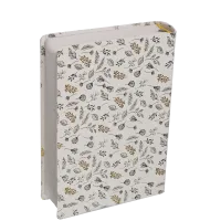 Segond 21 Bibel, Tagebuch, französisch - Softcover, Leinen weiß mit goldenen Mustern