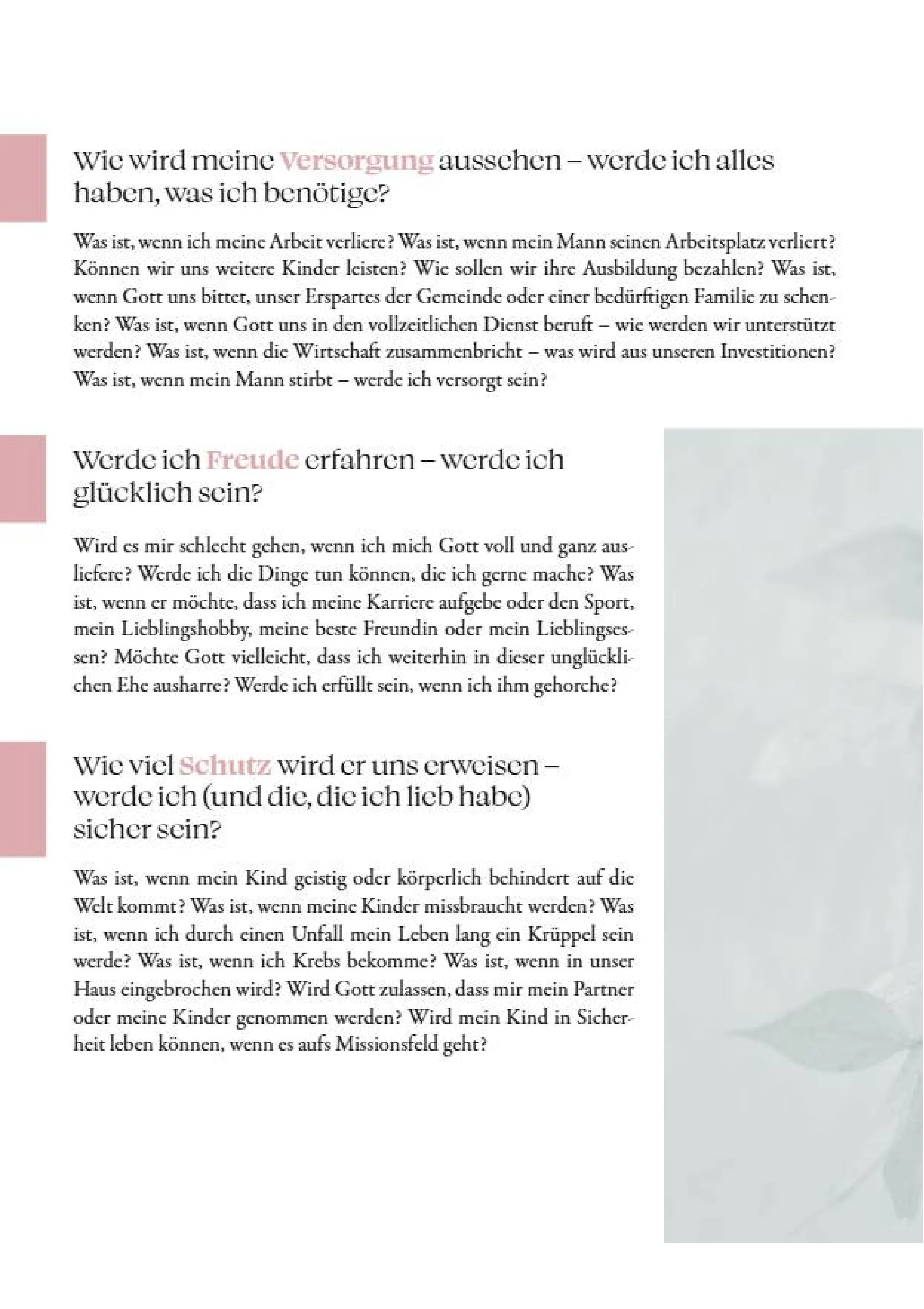 Im Angesicht der Angst - Gottes Treue erleben