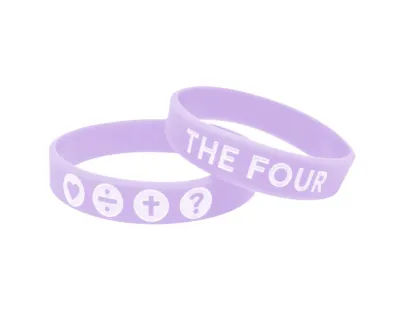 THE FOUR - Armband Lila 180 mm