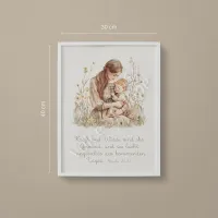 Wandbilder - Mama & Kind groß (Sprüche 31,25) - 30x40 cm