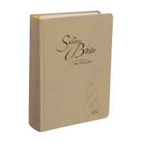Studienbibel Segond NEG MacArthur, französisch - Softcover, beige Leineneinband