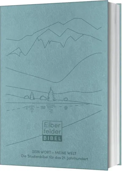 Elberfelder Studienbibel, Sein Wort - meine Welt - Kunstleder blau