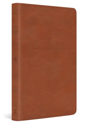 Anglais, Bible, English Standard Version, similicuir brun clair - ESV Value Thinline Bible...