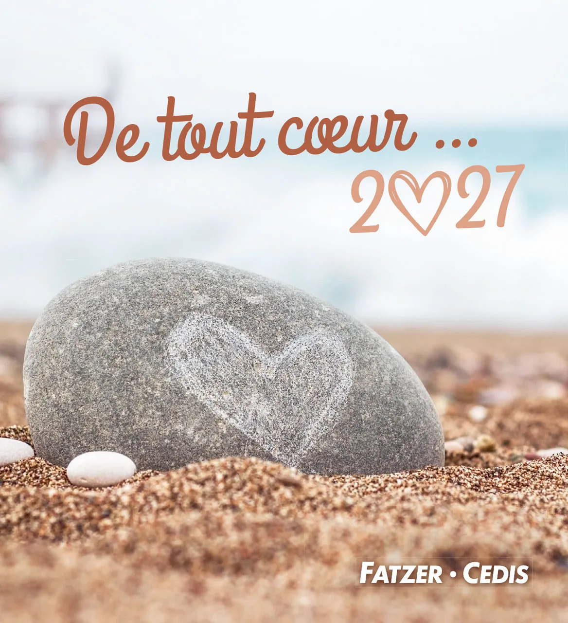 De tout cœur - calendrier de table
