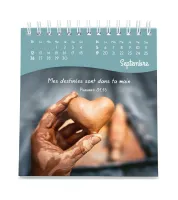 De tout cœur - calendrier de table