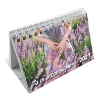 Tu m'accompagnes - calendrier de table