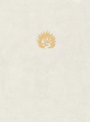 Bible d’étude de la foi réformée - Blanc, Similicuir, tranches or, un signet