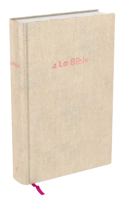 Bible Darby révisée format standard, rigide lin beige