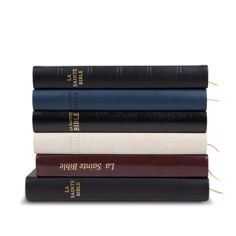 Bible Darby édition de Rolle, grand format, similicuir noir, semi-rigide