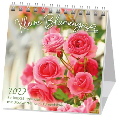 Kleine Blumengrüsse - Aufstellkalender
