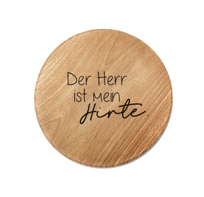 Holzuntersetzer Der Herr ist mein Hirte