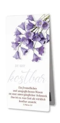 Magnet Lesezeichen Du bist kostbar - 1. Petrus 3.4