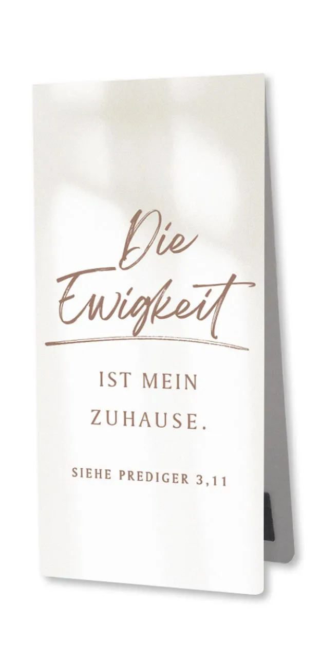 Magnet Lesezeichen Die Ewigkeit - Siehe Prediger 3,11