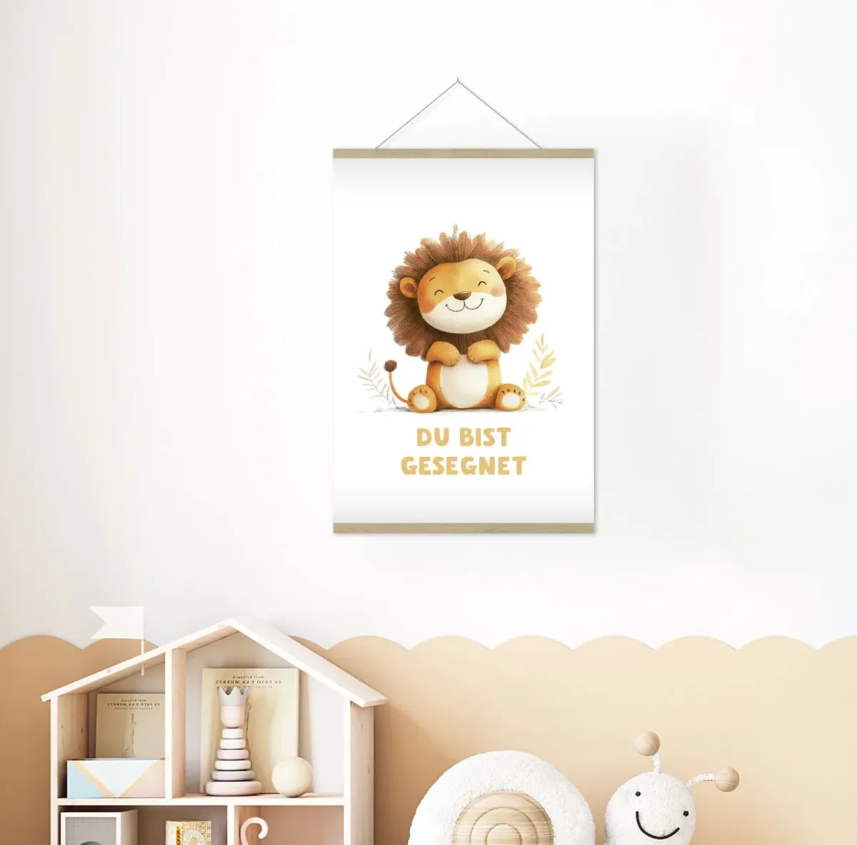 Poster Kindermotiv A4 Löwe