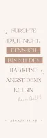 Lesezeichen Jahreslosung 2027 Fatzer alive - Jesaja 41.10  (10 Karten pro Packung)
