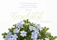 Postkarte Geschützt und behütet - Psalm 121.8
