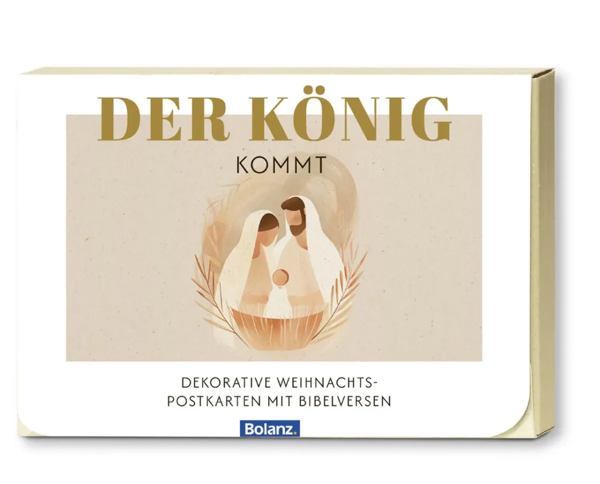 Postkartenbox Weihnachten - „Der König kommt“