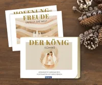 Postkartenbox Weihnachten - „Der König kommt“