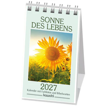 Sonne des Lebens - mini Aufstellkalender