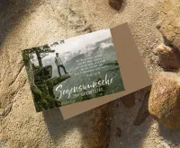 Faltkarte Segenswünsche zum Geburtstag - Jesaja 54,10