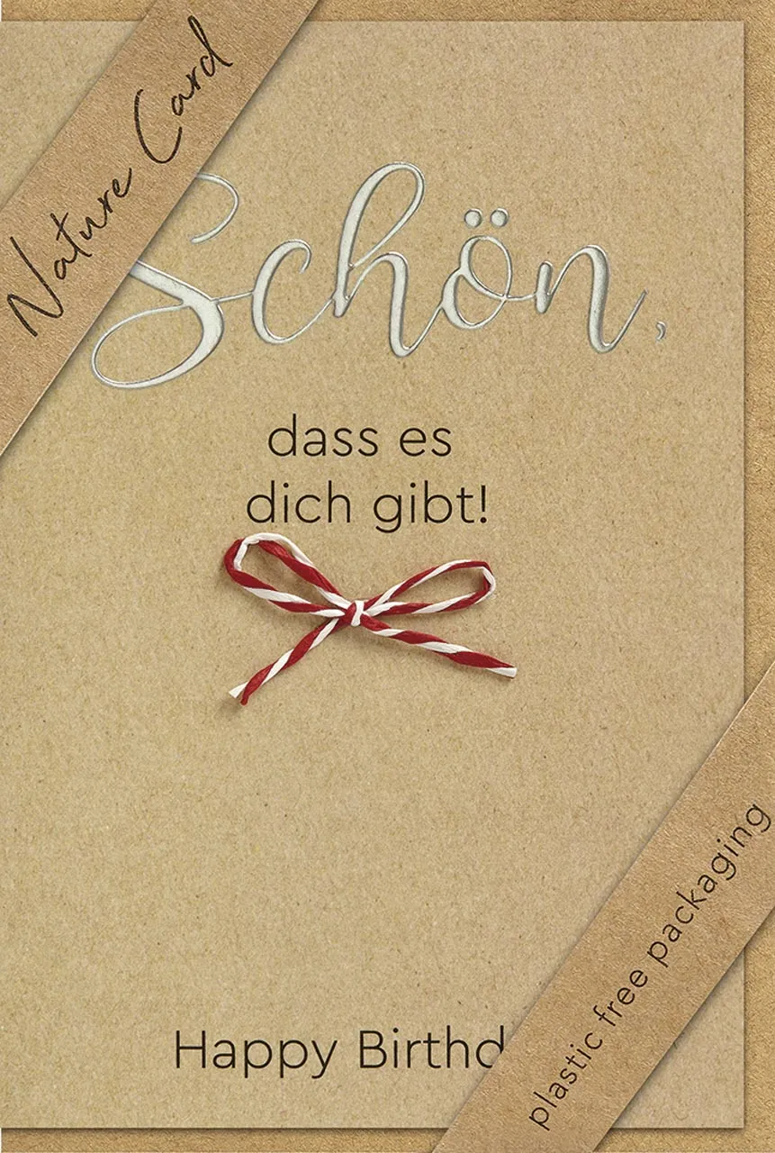 Faltkarte Schön, dass es dich gibt - nach Römer 15,13