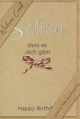 Faltkarte Schön, dass es dich gibt - nach Römer 15,13