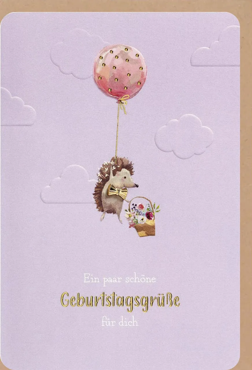 Faltkarte schöne Geburtstagsgrüße - aus Psalm 18,30