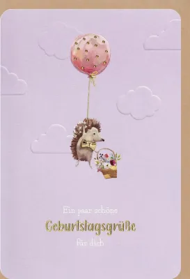 Faltkarte schöne Geburtstagsgrüße - aus Psalm 18,30