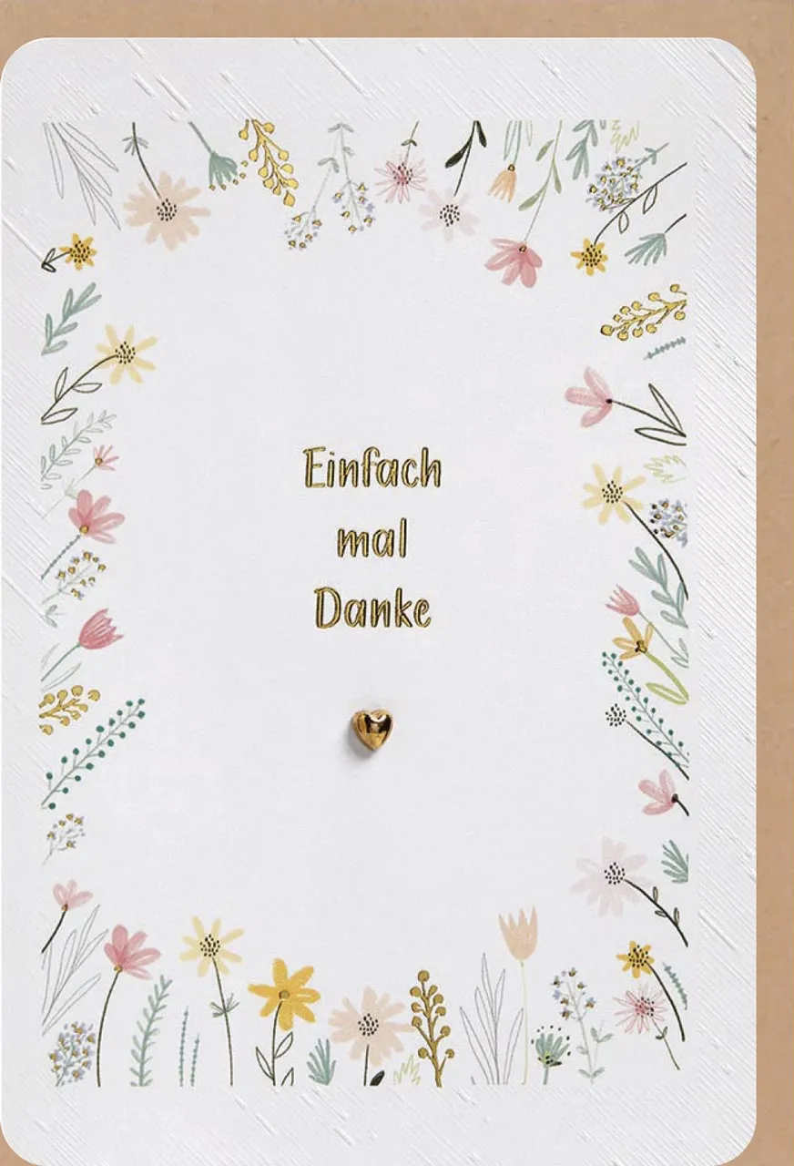 Faltkarte Einfach mal Danke - nach Römer 15,13