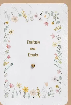 Faltkarte Einfach mal Danke - nach Römer 15,13
