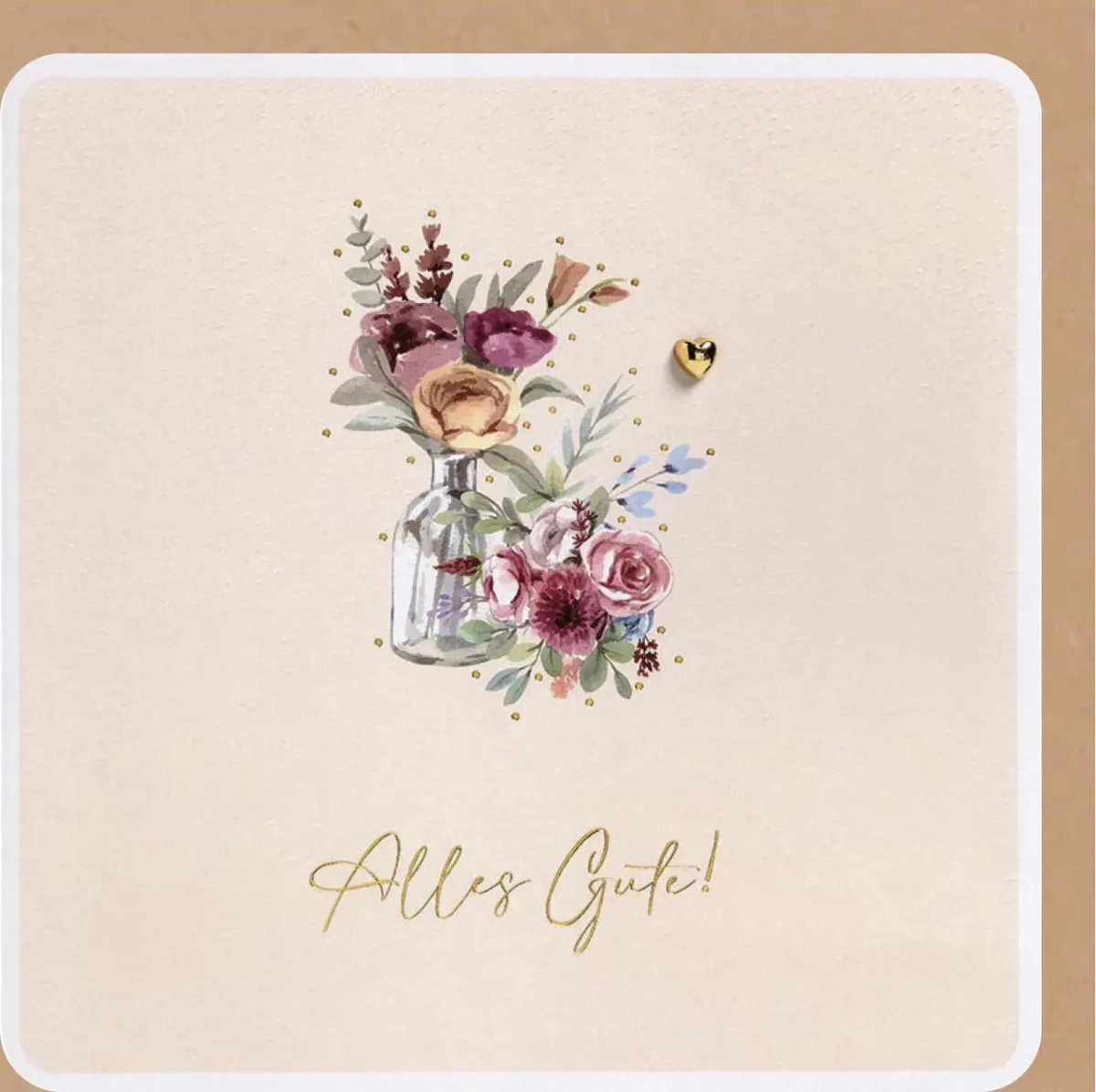 Faltkarte Alles Gute - Psalm 34,2