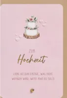 Faltkarte Zur Hochzeit - 1. Korinther 13,4-7